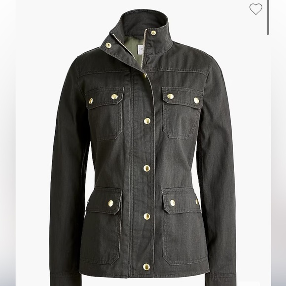 JCrew’s Women’s L Twill Field Jacket - Picture 2 of 6